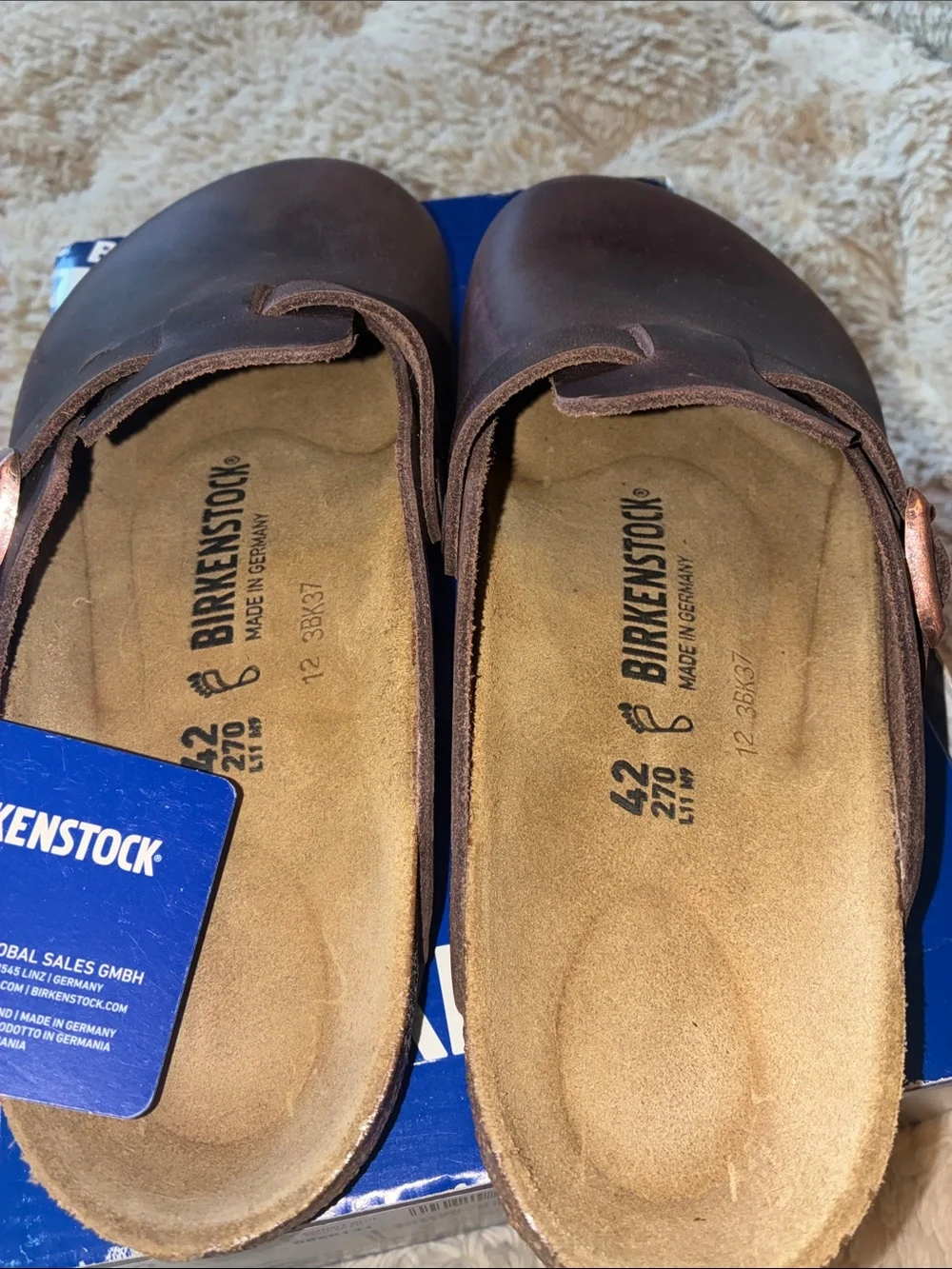 Birkenstock Men's Boston Clog •Habana• Size 42